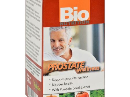 Bio Nutrition, Prostate Wellness, 60 vegicaps Hot on Sale