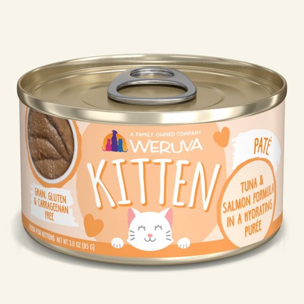 Weruva Kitten, Tuna & Salmon Formula in a Hydrating Purée For Discount