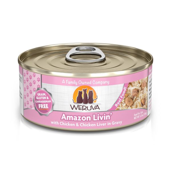 Weruva Amazon Livin  Canned Cat Food Fashion