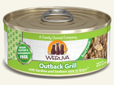 Weruva Outback Grill with Sardine and Seabass in Gravy Cat Food Hot on Sale