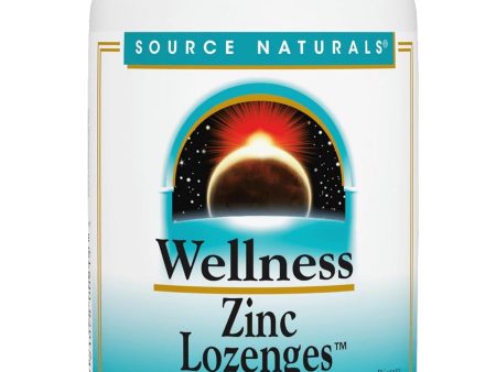 Source Naturals, Wellness Zinc Lozenges, 23mg, 60 ct Supply