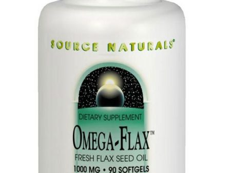 Source Naturals, Omega Flax Flax Seed Oil, 1000mg, 90 softgels Cheap