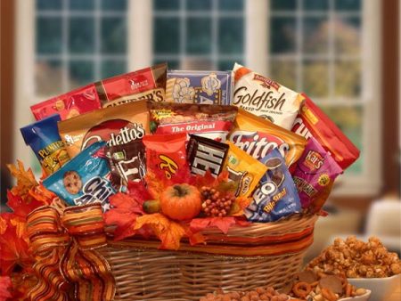 A Fall Snack Attack Gift Basket Hot on Sale