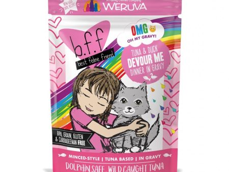 Weruva BFF Tuna & Duck Devour Me Pouches Wet Cat Food Discount