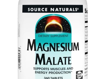 Source Naturals, Magnesium Malate, 3750mg, 360 tablets For Cheap