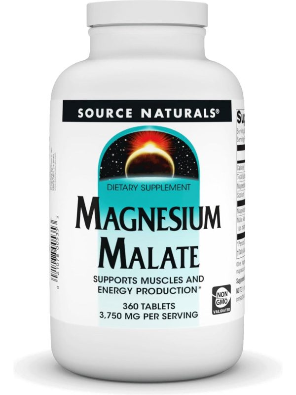 Source Naturals, Magnesium Malate, 3750mg, 360 tablets For Cheap