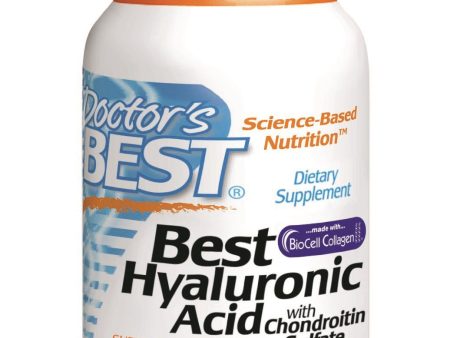 Doctor s Best, Hyaluronic Acid with Chondroitin Sulfate, 60 ct Online