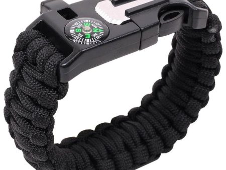 Crossover Outdoor Multi-Function Tactical Survival Band With Fire Starter Online now