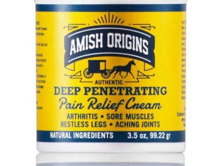 Amish Origins, Deep Penetrating Pain Relief Cream, 3.5 oz Online