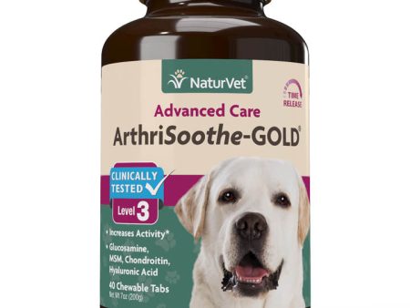 NaturVet ArthriSoothe-GOLD® Advanced Care Chewable Tablets on Sale