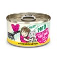 Weruva BFF PLAY Paté Chicken, Duck & Turkey Take a Chance Dinner in a Hydrating Purée Cat Food For Sale