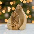 Olive Wood Hugging Holy Family Nativity Online Hot Sale