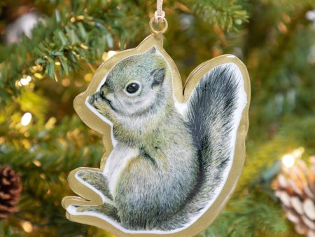 Love for Squirrels Metal Ornament Supply