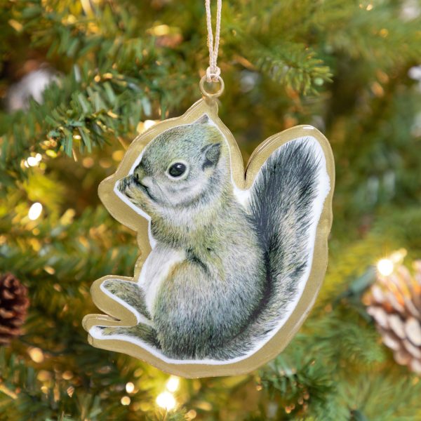 Love for Squirrels Metal Ornament Supply