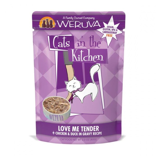 Weruva Cats In the Kitchen Love Me Tender Pouches Wet Cat Food For Discount