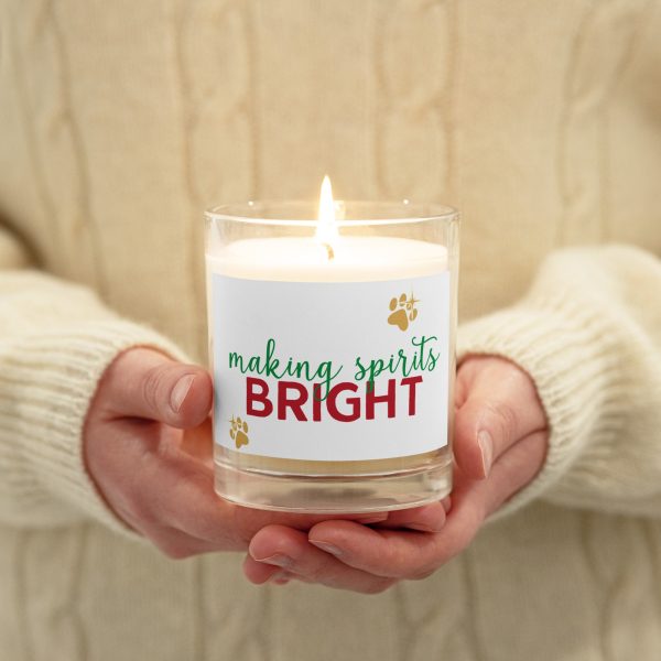 Making Spirits Bright Candle on Sale