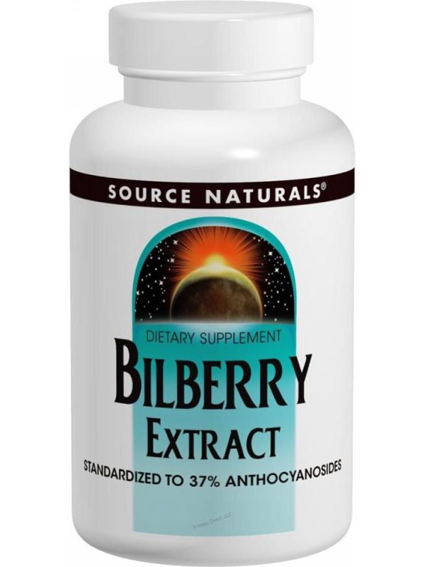 Source Naturals, Bilberry Extract, 100mg, 120 ct For Sale