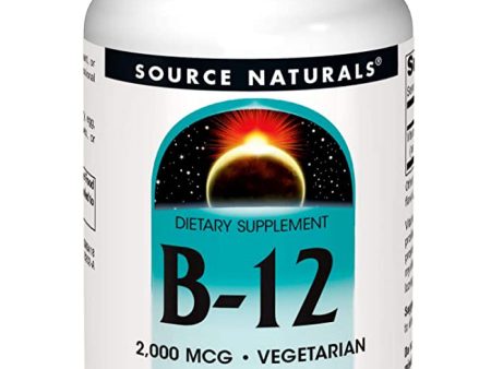 Source Naturals, Vitamin B 12, 2000mcg, 100 lozenges For Discount