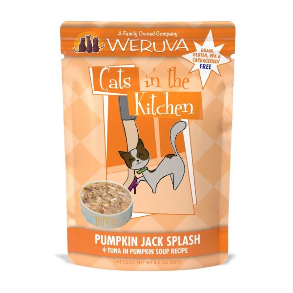 Weruva Cats In the Kitchen Pumpkin Jack Splash Pouches Wet Cat Food Supply