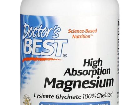 Doctor s Best, High Absorption Magnesium, 100 mg, 240 ct Sale