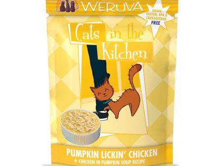 Weruva Cats In the Kitchen Pumpkin Lickin Chicken Pouches Wet Cat Food For Cheap