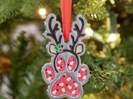 Christmas Paw Print Ornament For Discount