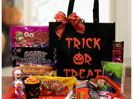 Trick Or Treat Halloween Gift Tote Discount