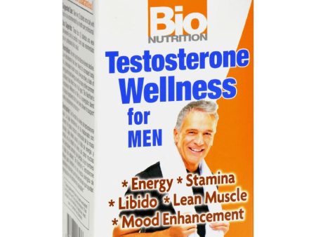 Bio Nutrition, Testosterone Wellness, 60 tabs Hot on Sale