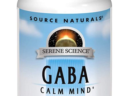 Source Naturals, Serene Science® GABA Calm Mind, 750mg, 180 tabs Online Hot Sale