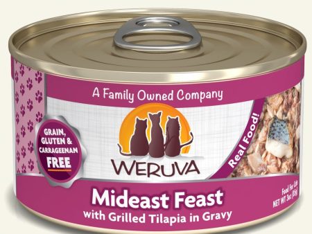 Weruva Mideast Feast With Grilled Tilapia Canned Cat Food Hot on Sale