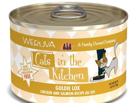 Weruva Goldie Lox Chicken and Salmon Recipe Au Jus Canned Cat Food Sale