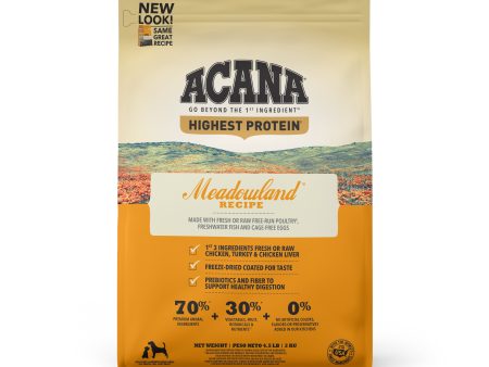 ACANA Highest Protein Meadowland Recipe Dry Dog Food Sale