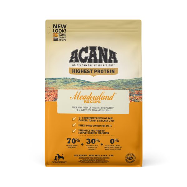 ACANA Highest Protein Meadowland Recipe Dry Dog Food Sale