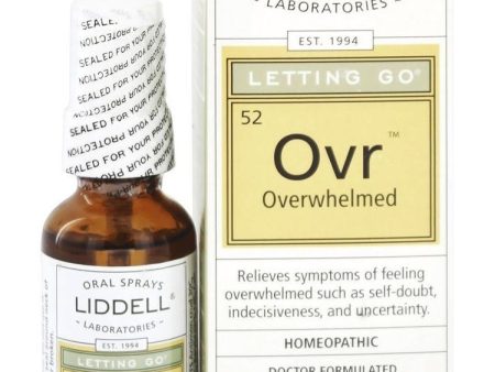 Liddell Homeopathic, Letting Go Overwhelmed, 1 oz For Sale