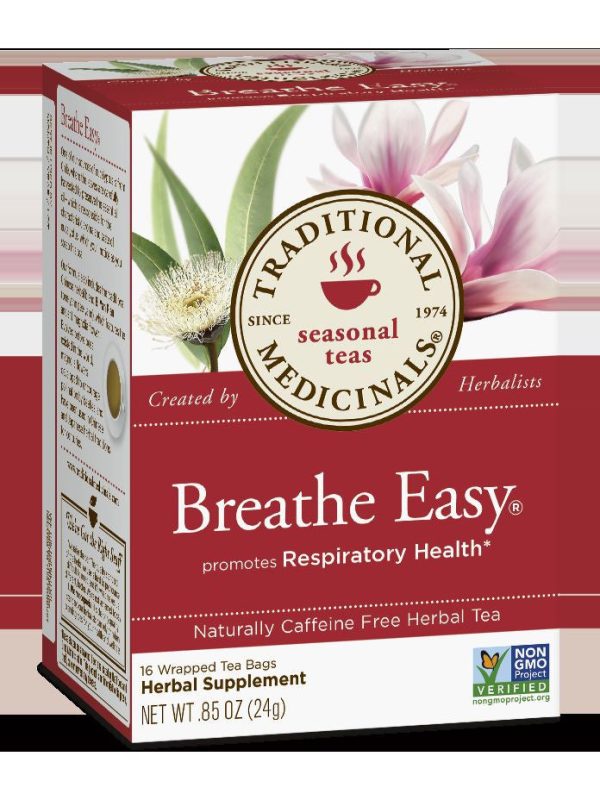 Traditional Medicinals, Breathe Easy Tea, 16 bags Supply