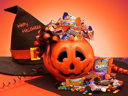 Tricks or Treats Halloween Goodies Pail Discount