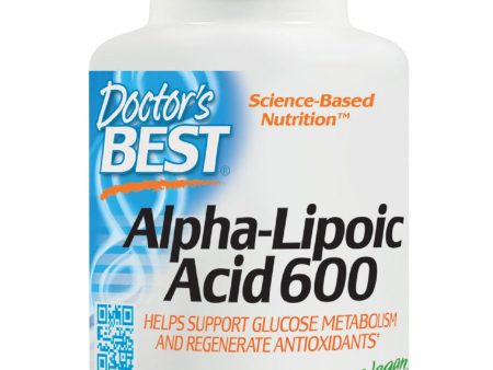 Doctor s Best, Alpha Lipoic Acid, 600 mg, 180 veggie caps Sale