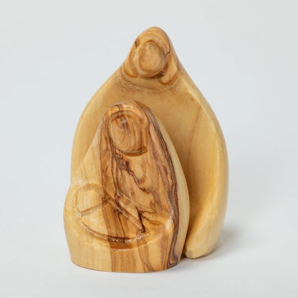 Olive Wood Hugging Holy Family Nativity Online Hot Sale