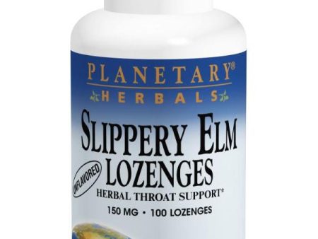 Planetary Herbals, Slippery Elm Lozenges Tangerine Flavor, 24 lozenges Sale