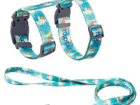 Touchcat® Avery Patterned Fashion Cat Harness & Leash Cheap