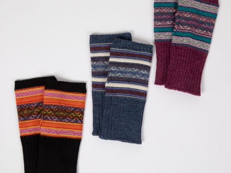 Baby Alpaca Knitted Fingerless Mittens Online Sale