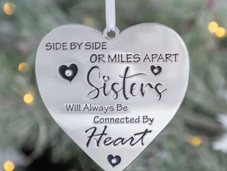 Sisters By Heart Ornament Sale