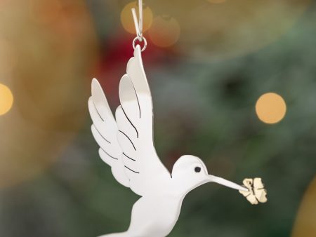 Flying Hummingbird Mixed Metal Ornament Discount