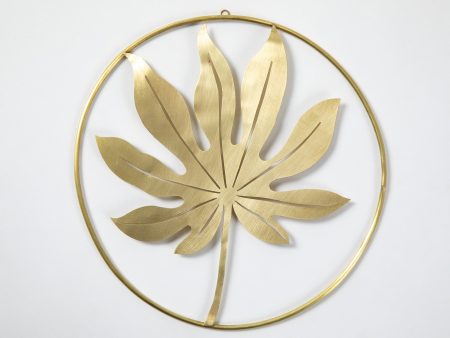 Hand Crafted Leaves Metal Wall Decor For Cheap