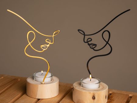 Silhouette Of Beauty Tealight Candle Holder Online Sale