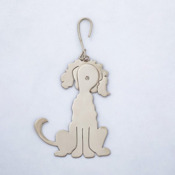 Fluffy Dog Mixed Metal Ornament Cheap