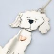 Fluffy Dog Mixed Metal Ornament Cheap